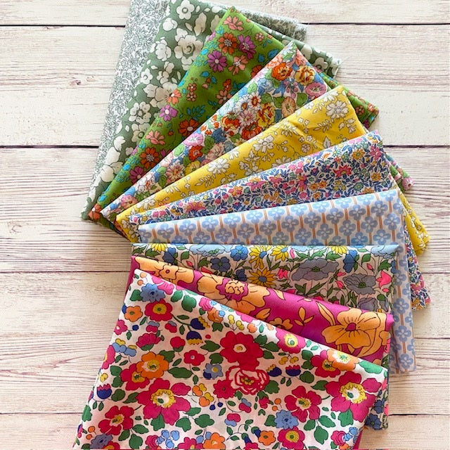 Liberty Lawn - Colour Me Happy fat 1/16th bundle