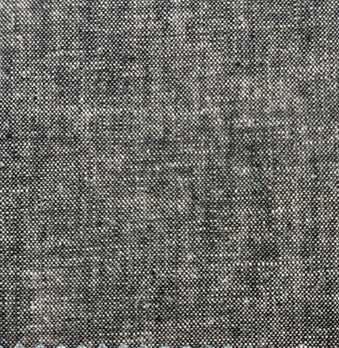 Purity Cotton/Linen Chambray in black/natural