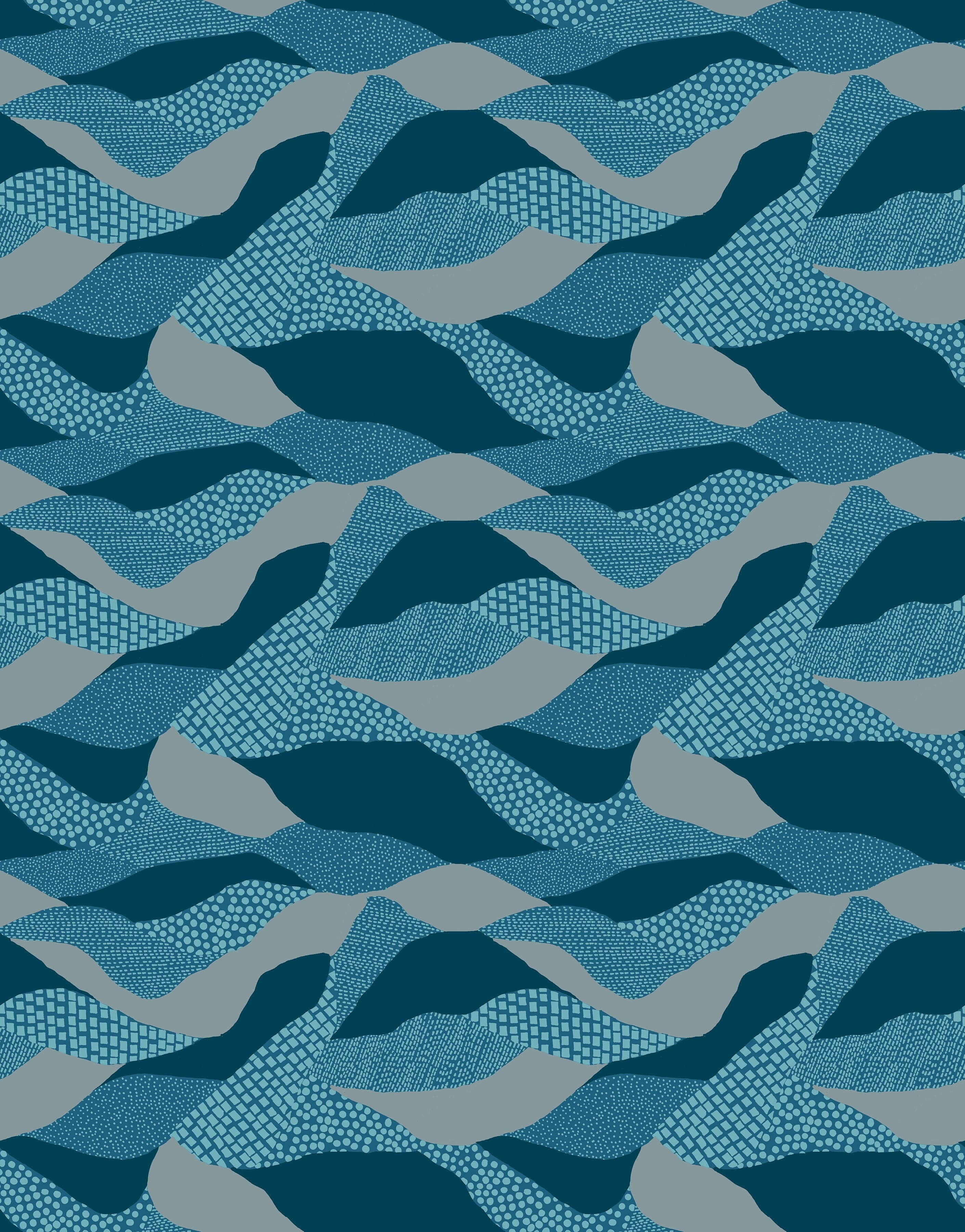 Reimagined Landscapes - Lands End - Teal