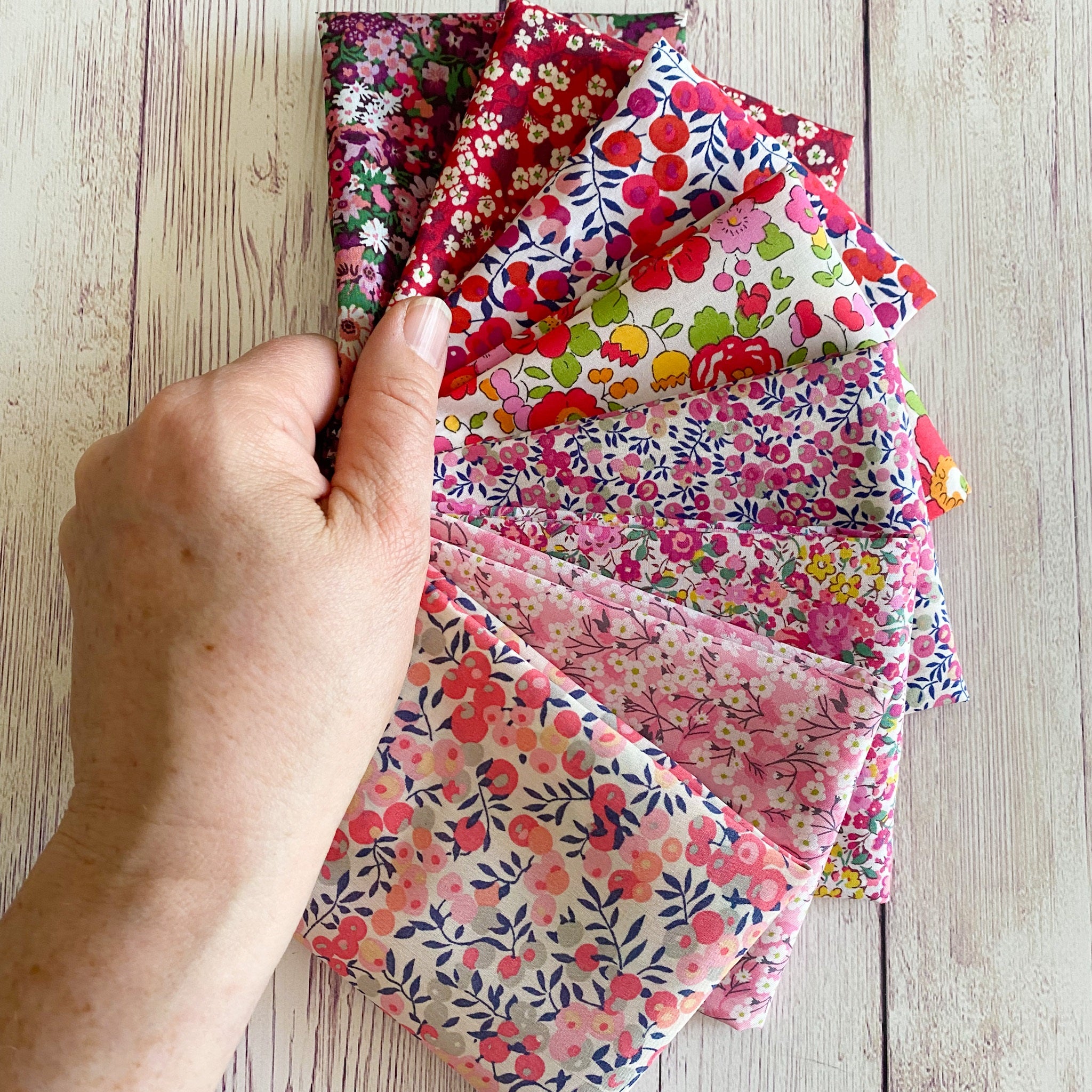 Liberty Lawn -Plumberry fat 1/16th bundle