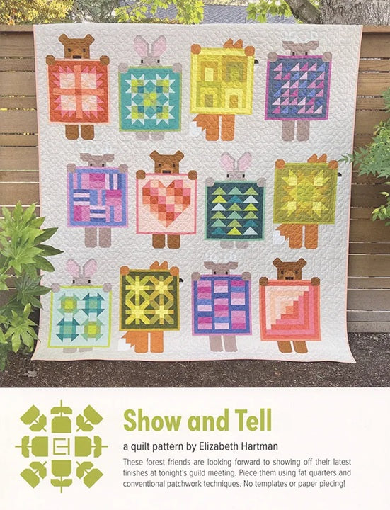 Elizabeth Hartman Show and Tell Quilt Pattern