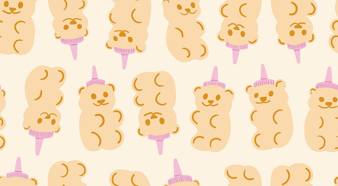 Egg and Friends - Honey bears - Natural