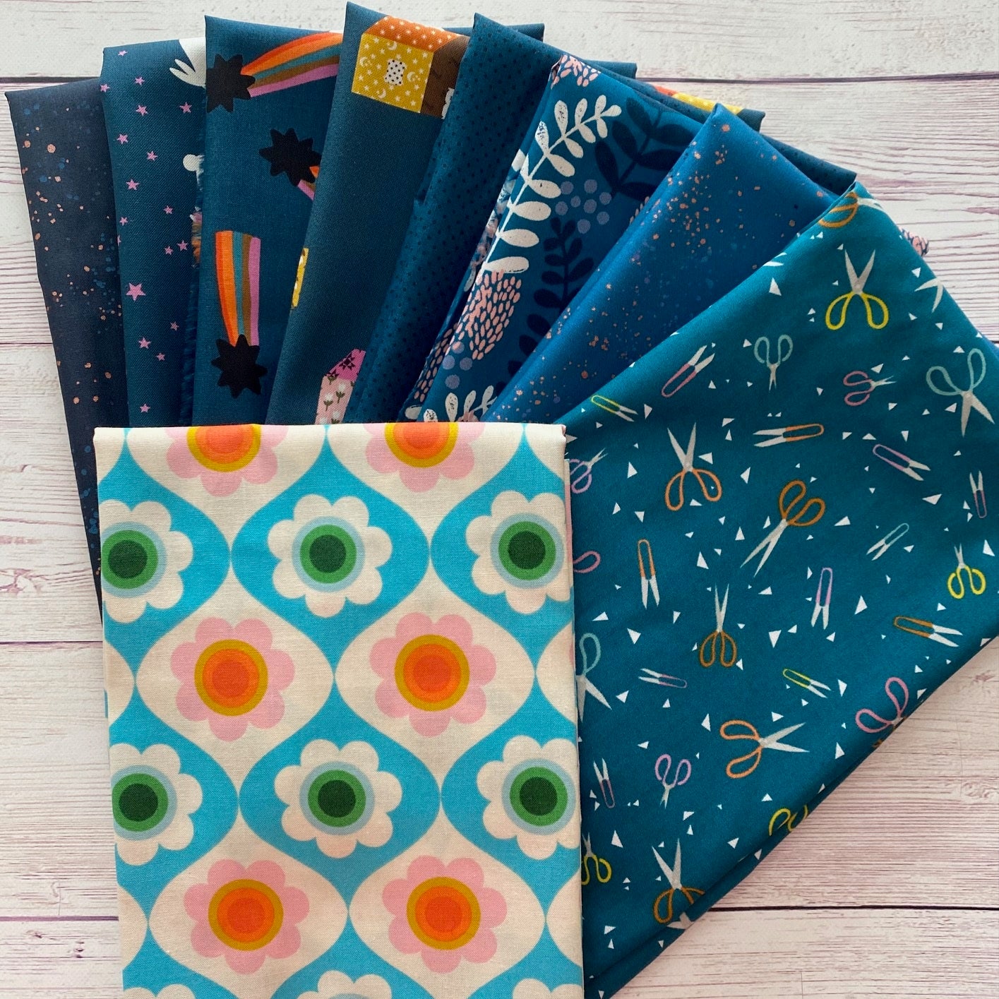 Southern Skies BOM Sashing Starter Pack - teal 2