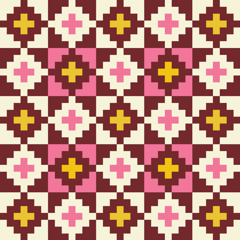 Star Tapestry Throw Quilt - fabric kit