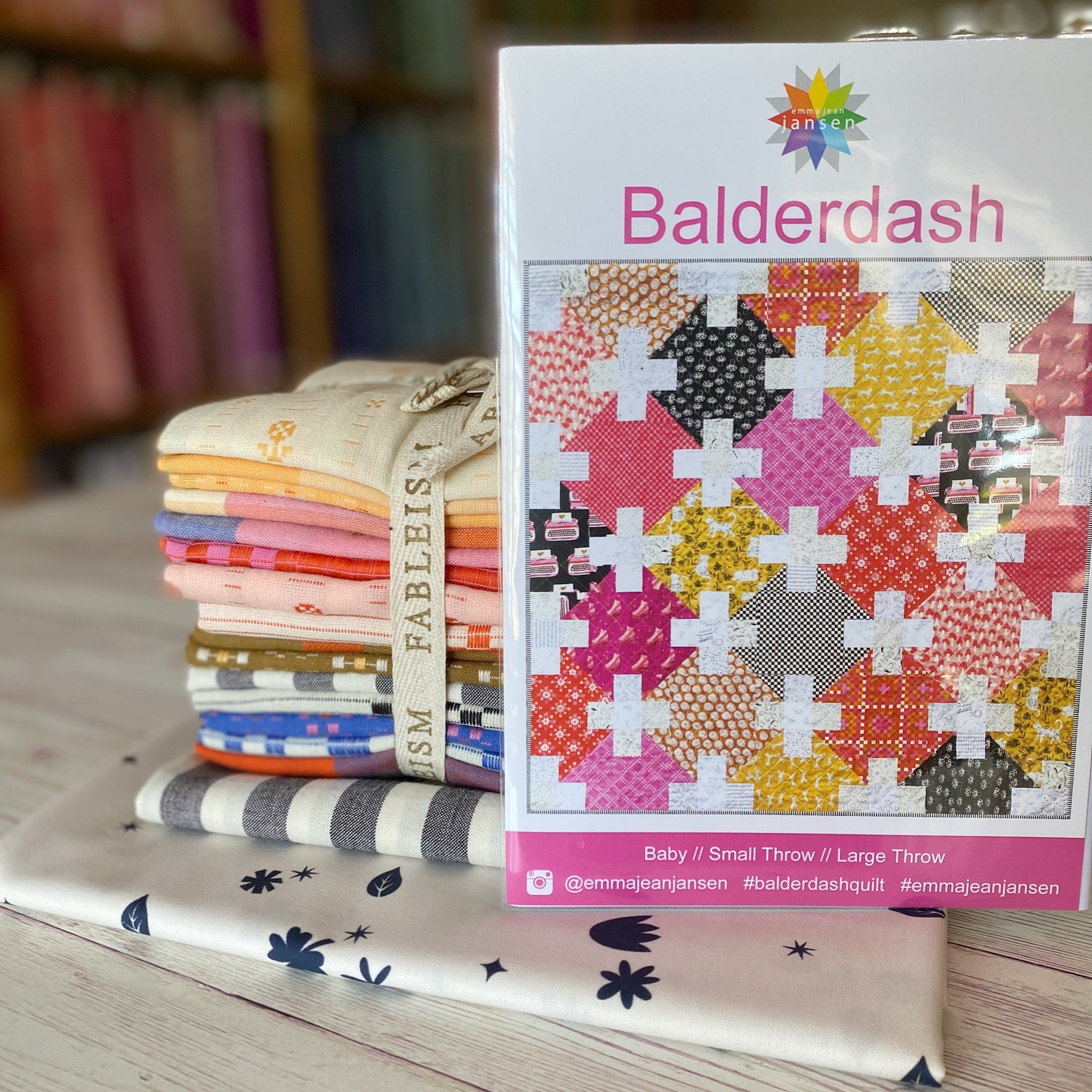 Balderdash Quilt Kit in Swedish Holiday