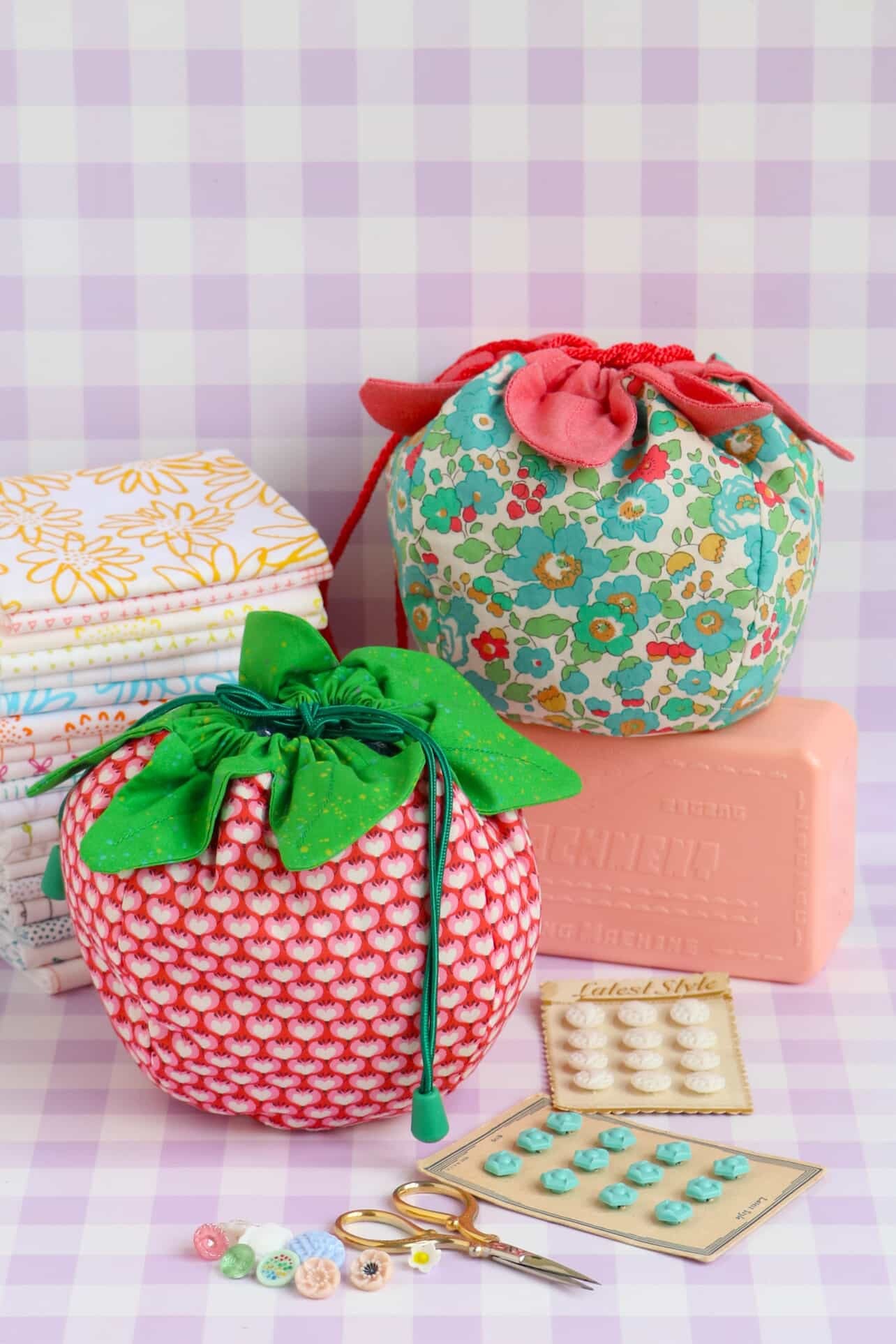 Ric Rac - Tomayto Tomato drawstring bag pattern