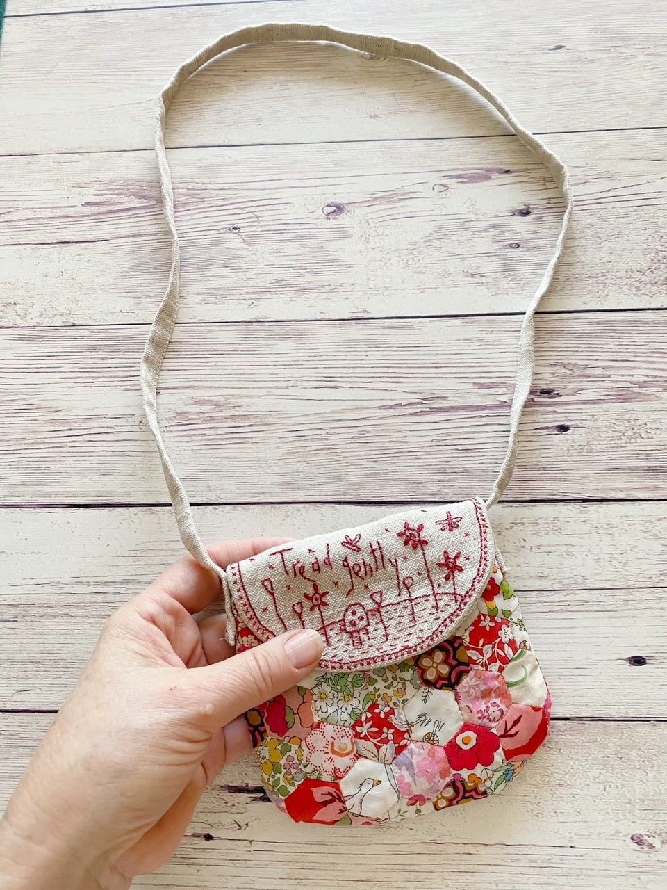 Tread Gently Bag Kit in Red & Pink