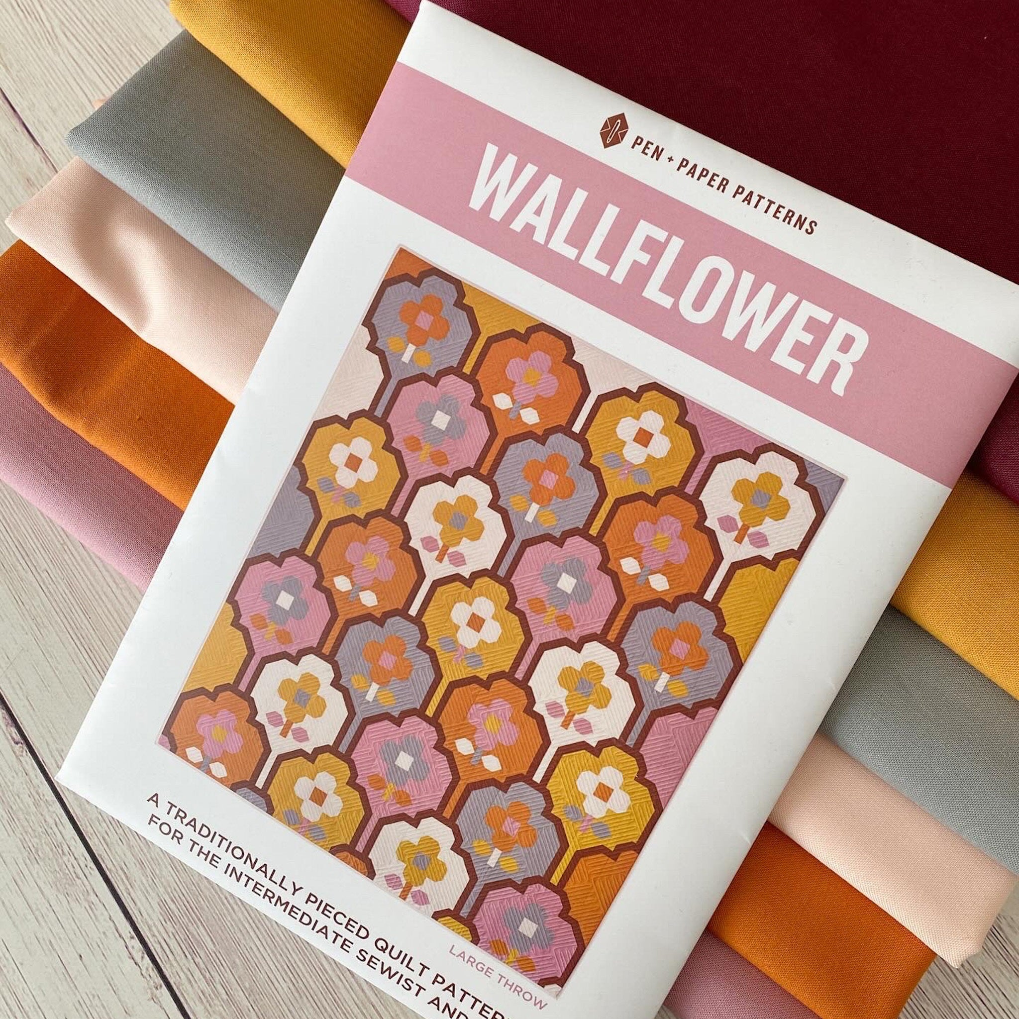 Pen + Paper Patterns - Wallflower Quilt kit