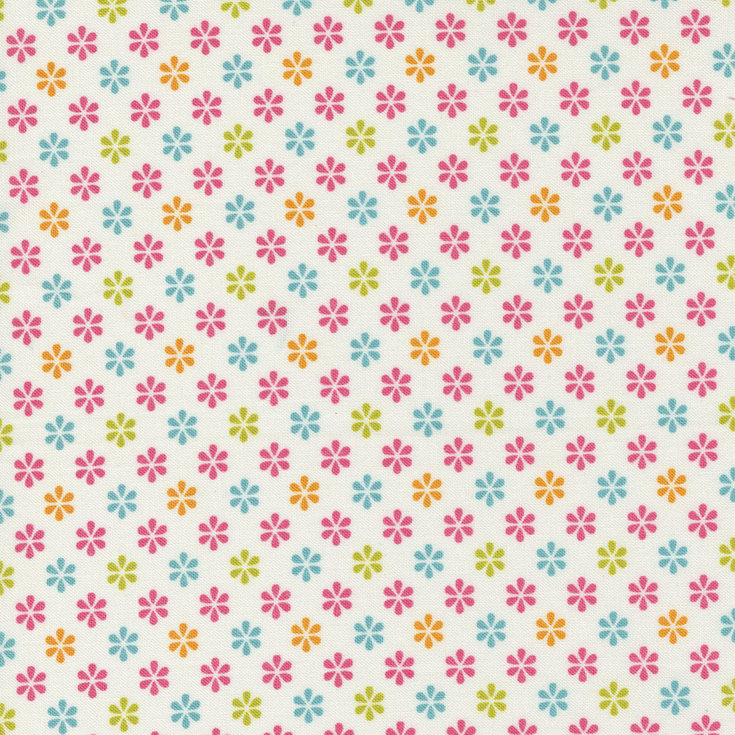 Flower Power - Daisy Dots on ivory