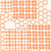 Carolyn Friedlander - Kept - Bold Geo in cantaloupe - The Next Stitch