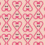 Think Pink - Charley Harper - I Heart Flamingos in Pink