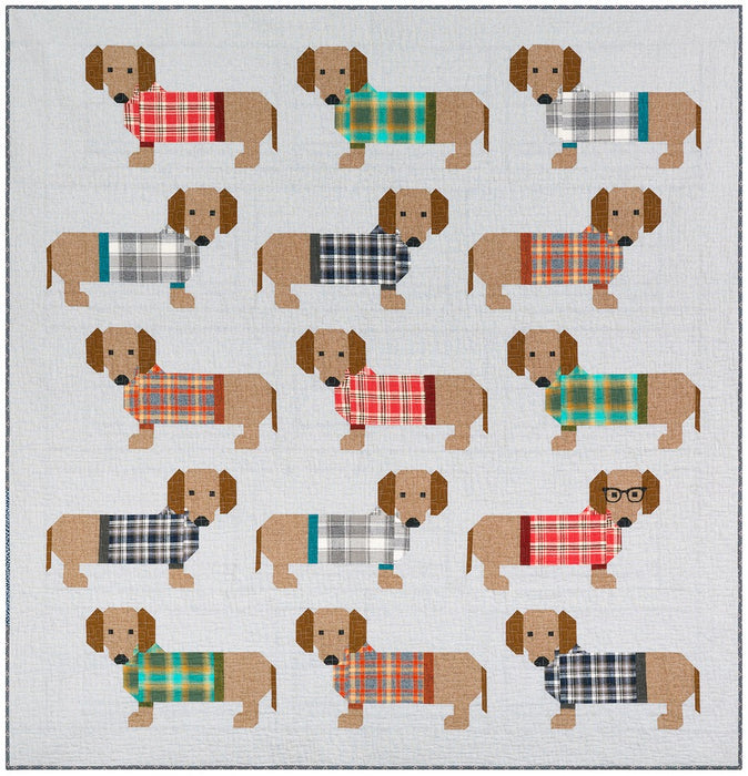Elizabeth Hartman - Dogs in Sweaters quilt pattern
