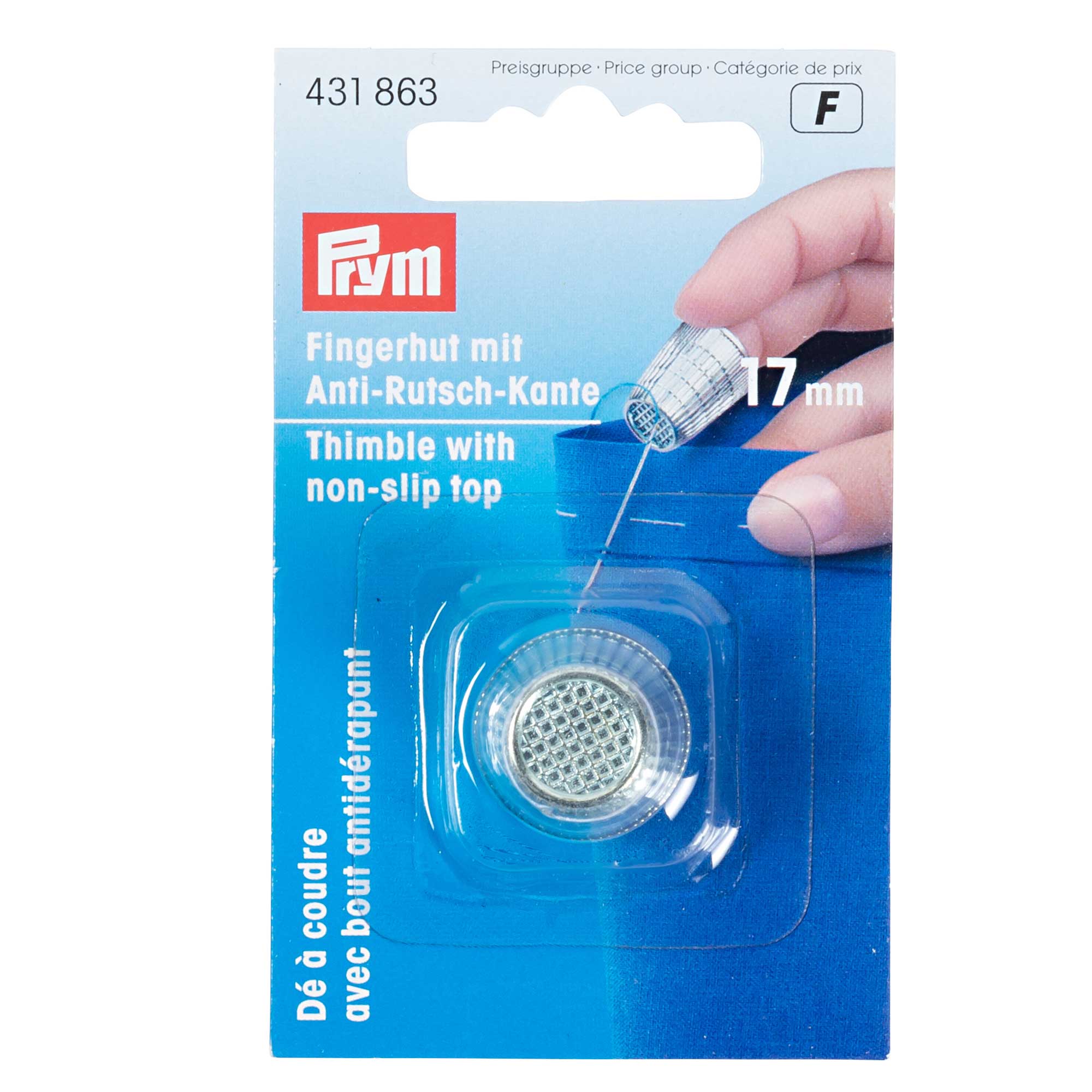 Prym Thimble -  size 17mm (medium/large) die cast