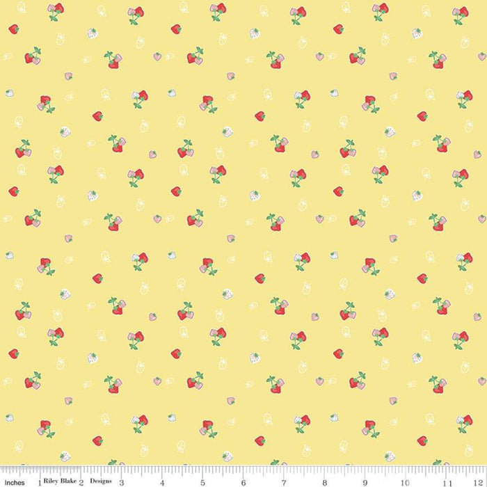 Quilt Fair - Tasha Noel - Strawberries in Yellow