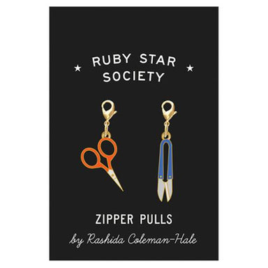 Ruby Star Society - Rashida Zipper Pulls - scissors & snips