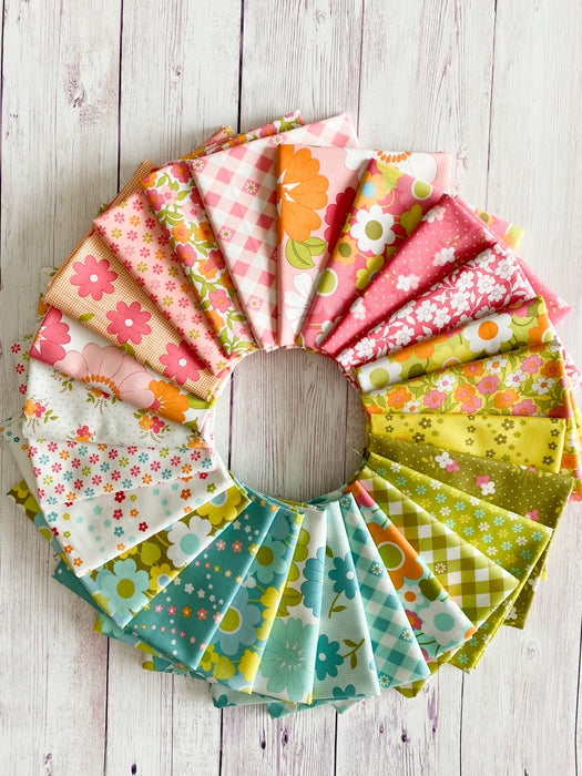 Fresh as a Daisy - Pen and Paper Patterns -  throw quilt kit in Flower Power