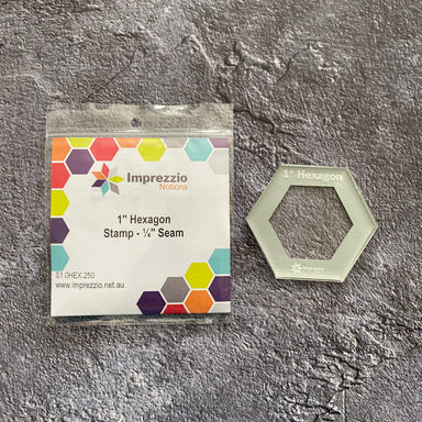 1 inch Hexagon Stamp