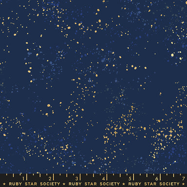 Ruby Star Society - Rashida Coleman Hale - Speckled 2021 in navy metallic - The Next Stitch