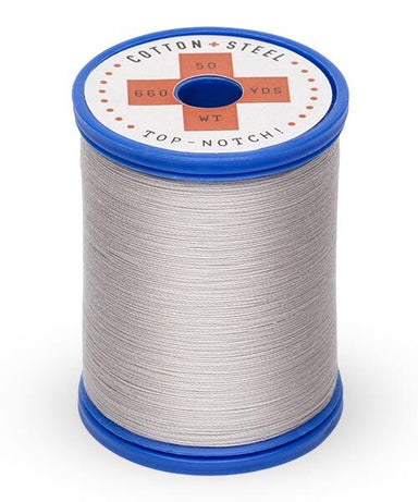 Cotton and Steel Thread by Sulky - Silver Grey